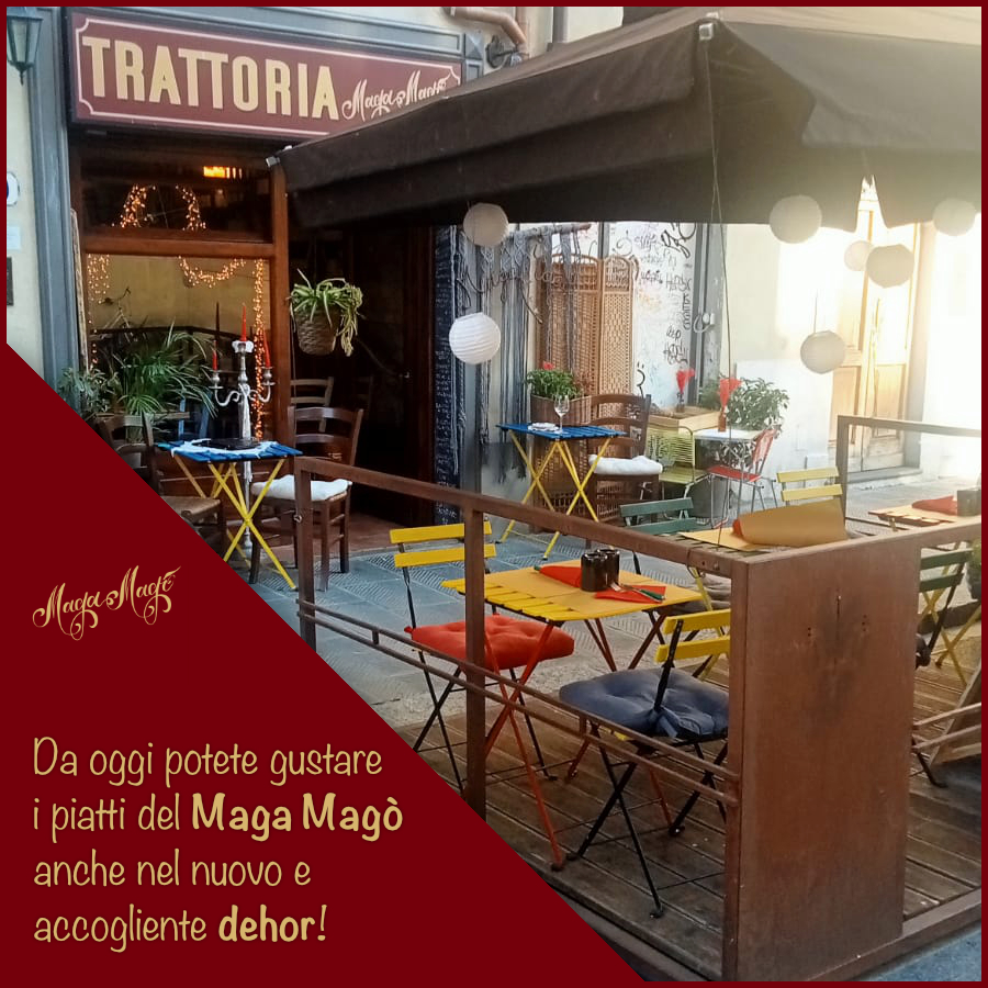 Ecco il nuovo dehor del Maga Magò! - Trattoria Maga Magò - Firenze