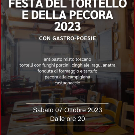Festa del tortello e della pecora 2023 - Trattoria Maga Magò - Firenze